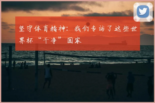 坚守体育精神：我们专访了这些世界杯“干净”国家